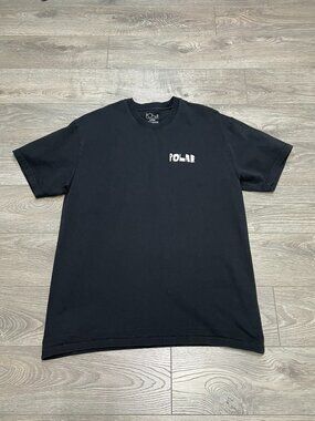 Polar Skate Co Black Trippin Graphic Tee Shirt Large Museum Studio Skateboarding